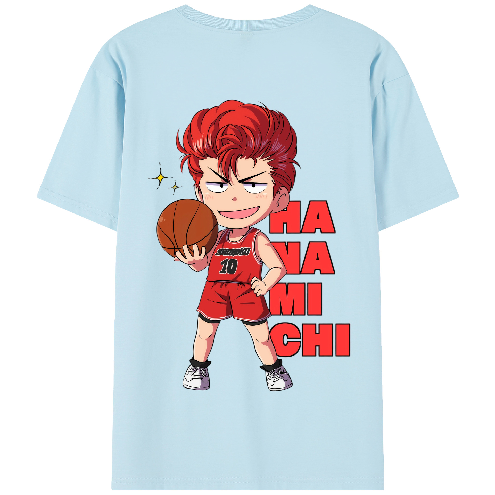 SLAM DUNK／スラムダンク 綿100％半袖Tシャツ（背面プリント）